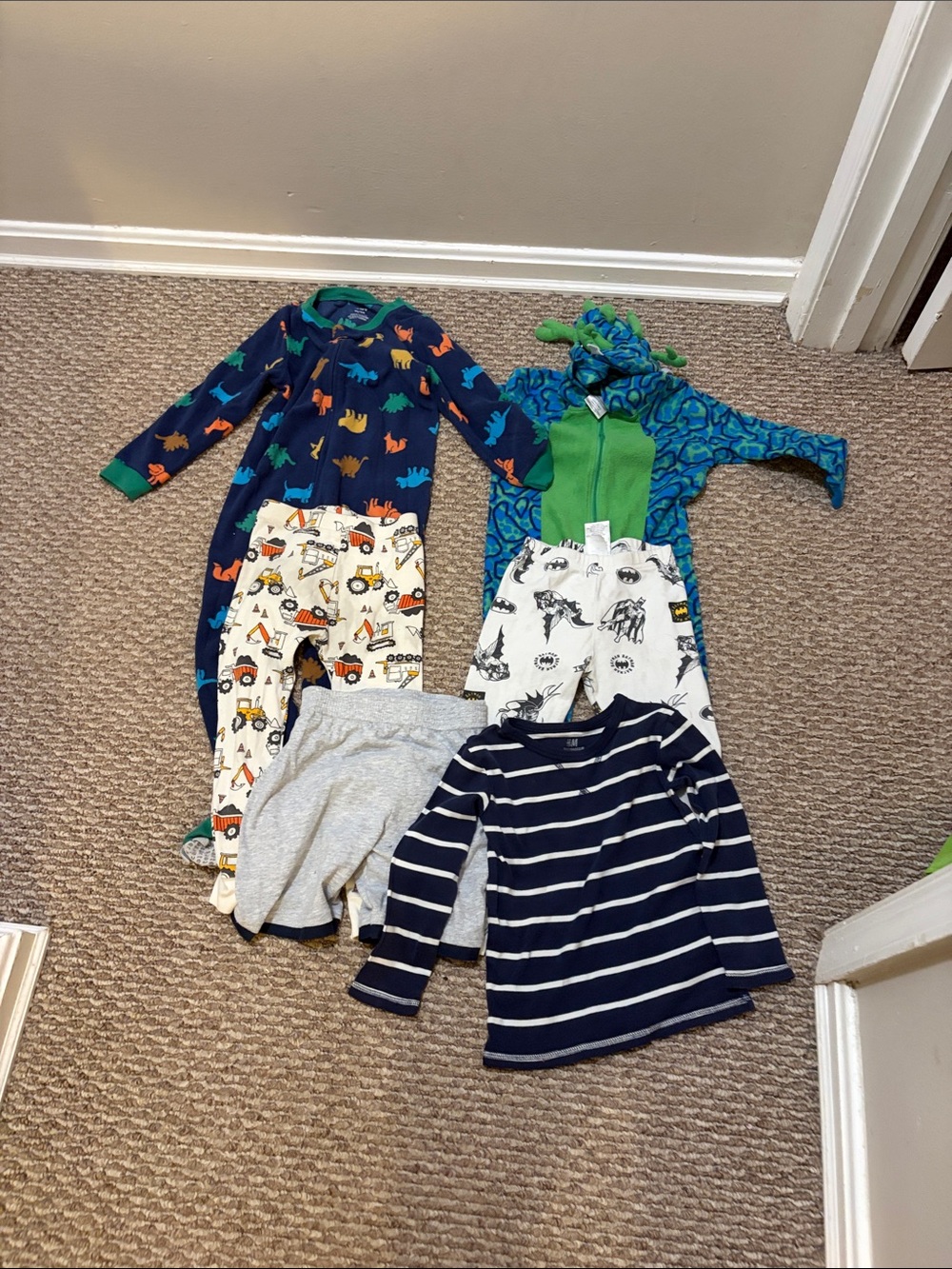 4T Toddles Mixed Clothing Bundle - Dino & Colorful Prints